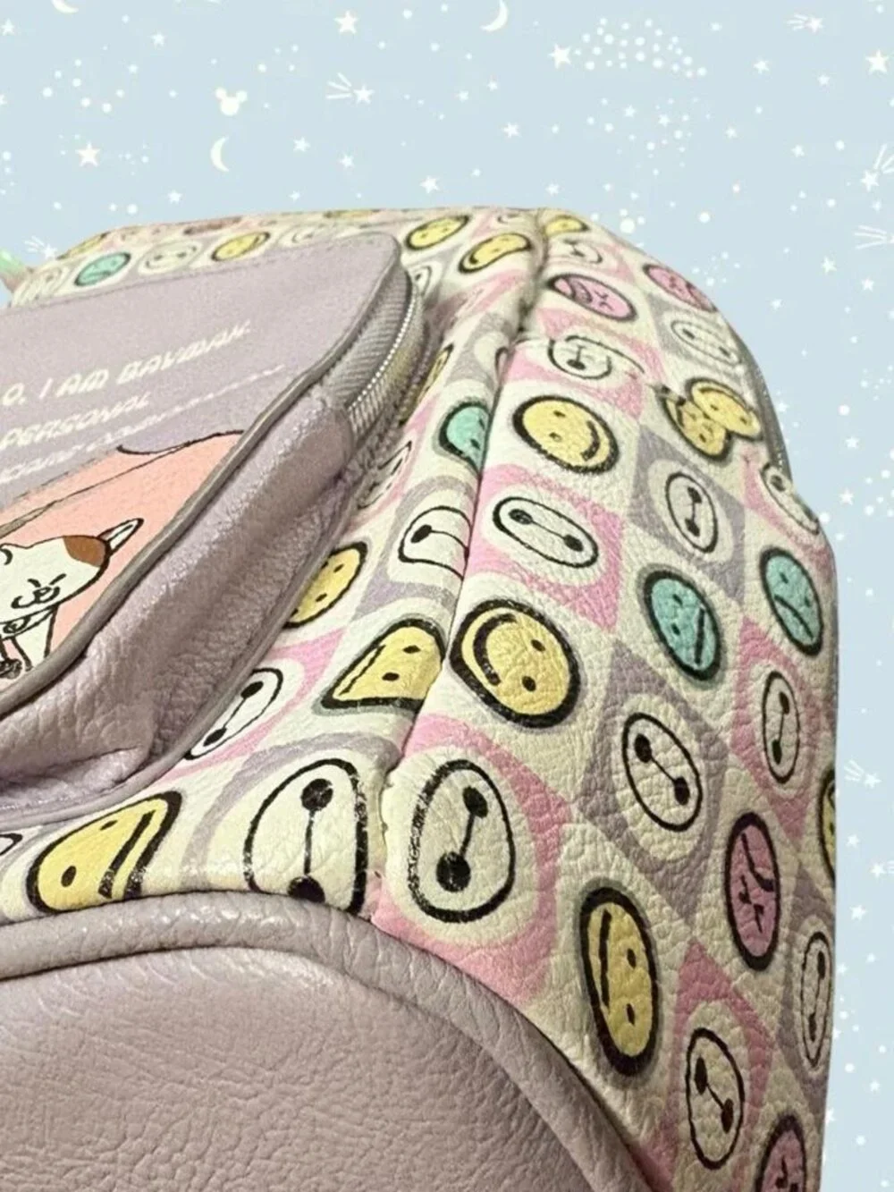 Danielle Nicole Disney Big Hero 6 Baymax pink backpack